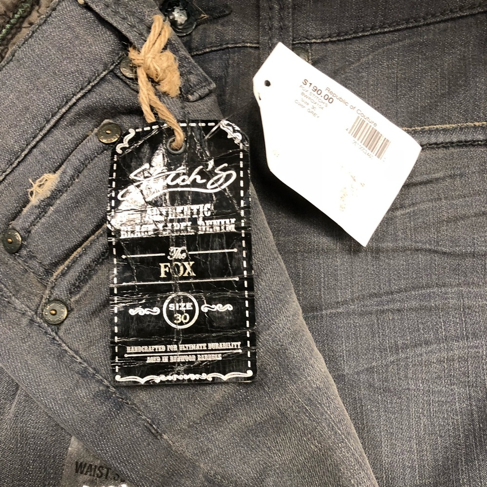 Stitches Designer Denim waist 30 inseam 33